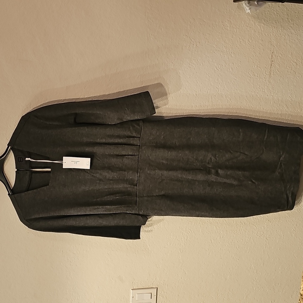 Chic Gray Women's Dress 46 Inches Top To Bottom Large From Italy